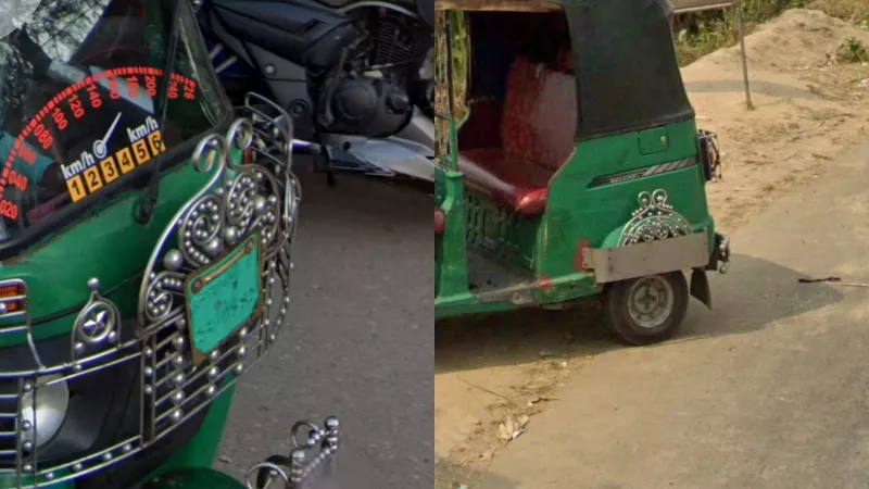 Curly Dome Rickshaw Ornaments