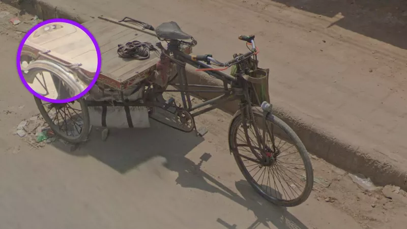 Metal Handle Cycle Rickshaws