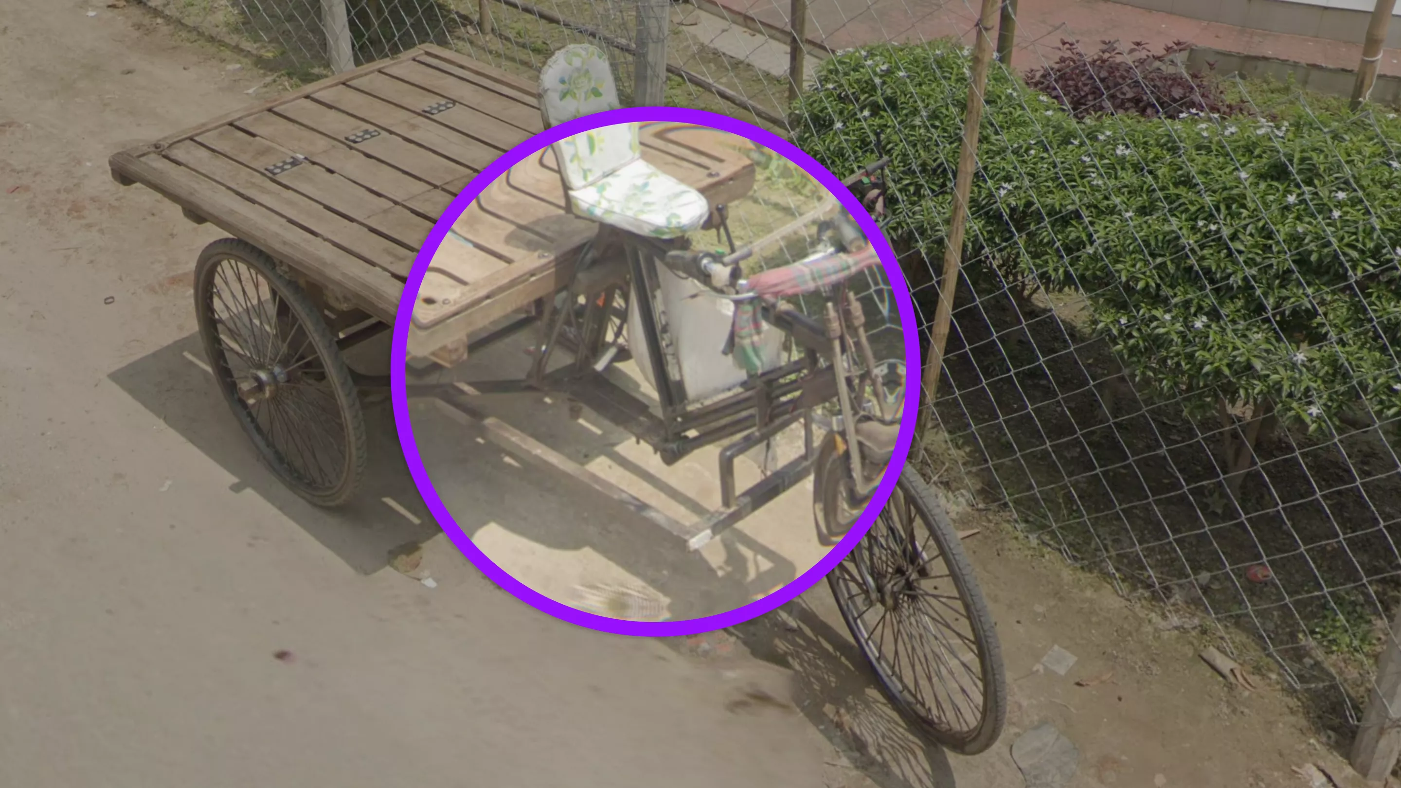 Rectangular Frame Rickshaws